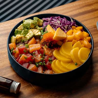 Salmon Tuna Poke Bowl